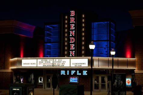 Brenden theater rifle - Brenden Rifle 7. Read Reviews | Rate Theater. 250 W. 2nd St, Rifle, CO, 81650. 970-665-9196 View Map. Theaters Nearby. All Showtimes. Showtimes and Ticketing powered by.